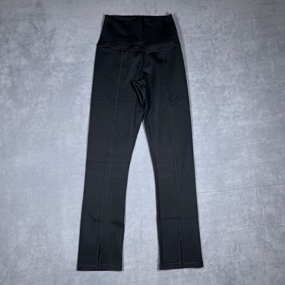 OFFLINE by Aerie The Hugger Legging Split Hem Hi-Rise Black Yoga Womens S NWT